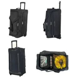 Sac de voyage avec roulettes 61L 66cm