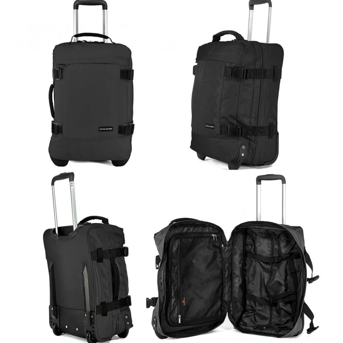 Sac de voyage cabine à roulettes 35L double compartiment 50cm