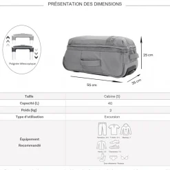 Sac de voyage David Jones