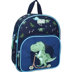 Sac goûter dinosaures - Bleu