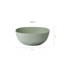 Saladier silueta 3000ml nordic sage