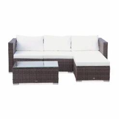 Salon de jardin en résine pour 4 personnes - Torino