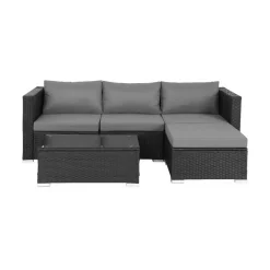 Salon de jardin en résine pour 4 personnes - Torino