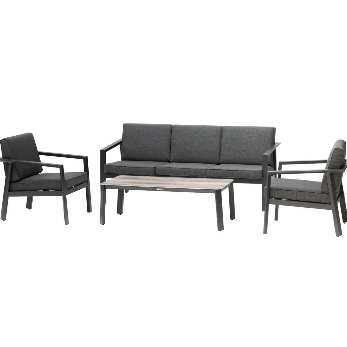 Salon de jardin Pavane en aluminium