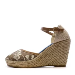 Sandales Compensées /Fleurs Femme Beppi