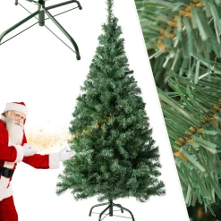 Sapin de Noël artificiel avec support métallique