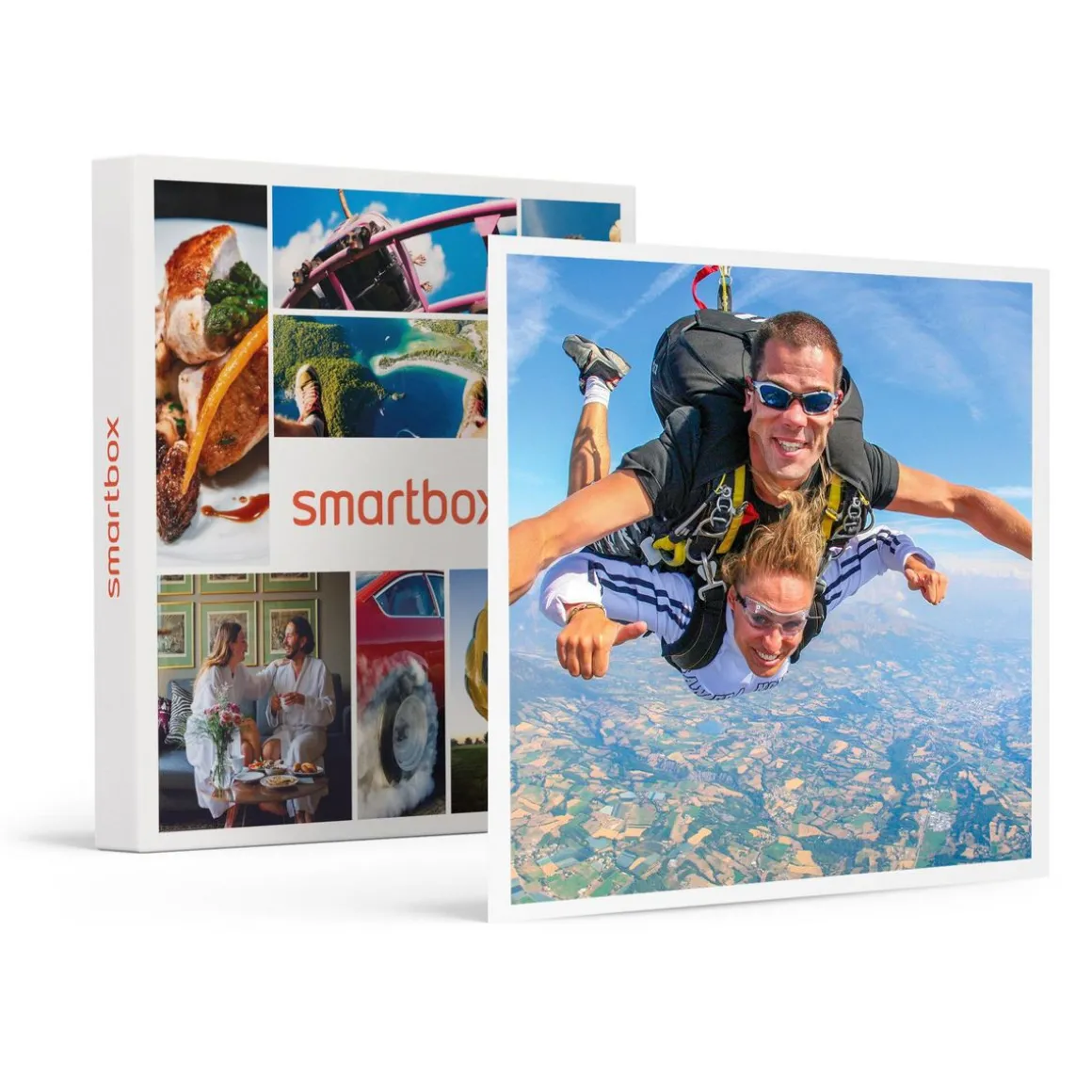 Saut en parachute en tandem au départ de Gap avec vue sur les montagnes - Coffret Cadeau Sport & Aventure