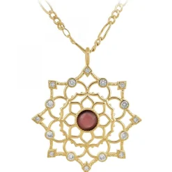 Sautoir SC Bohème orné d'une pierre œil de chat