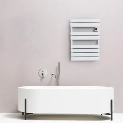 Sèche serviette électrique CAMERON Blanc Aluminium 500W