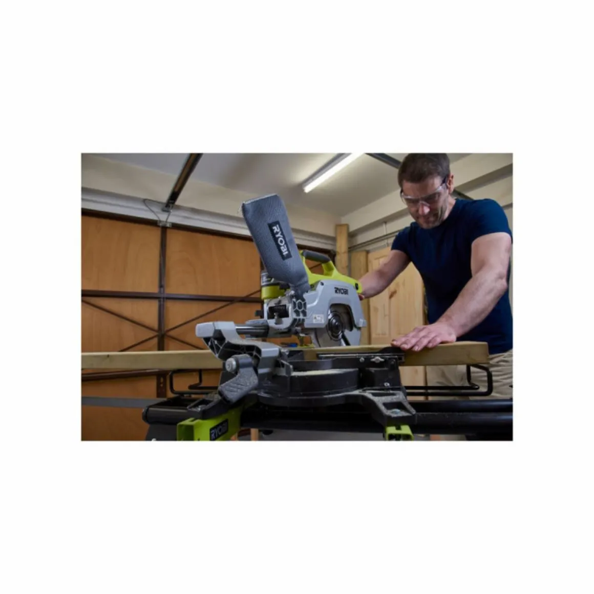 Scie à onglet radiale RYOBI 18V One Plus - sans batterie ni chargeur - R18MS216-0