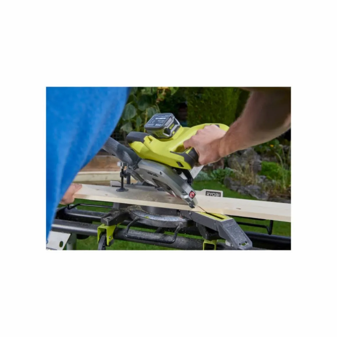 Scie à onglet radiale RYOBI 18V One Plus - sans batterie ni chargeur - R18MS216-0