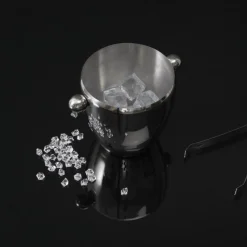 Seau à Glace en Métal Champagne 1L Argent
