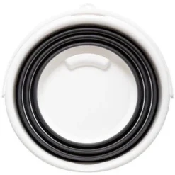Seau Pliable 10L Bucket 32cm Gris