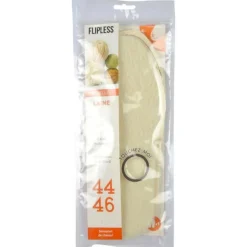 Semelles Chaussures Laine Taille 44/46 Blanc