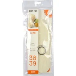 Semelles Chaussures Laine Taille 38/39 Blanc