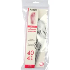 Semelles Chaussures Mémoire de Forme Taille 40/41 Gris