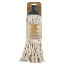 Serpillière à Franges Longues Recyclé 26cm Beige