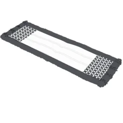 Serpillière pour Balai Microfibre Geoflower 42cm Noir & Blanc