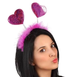 Serre-Tête Coeur Rose