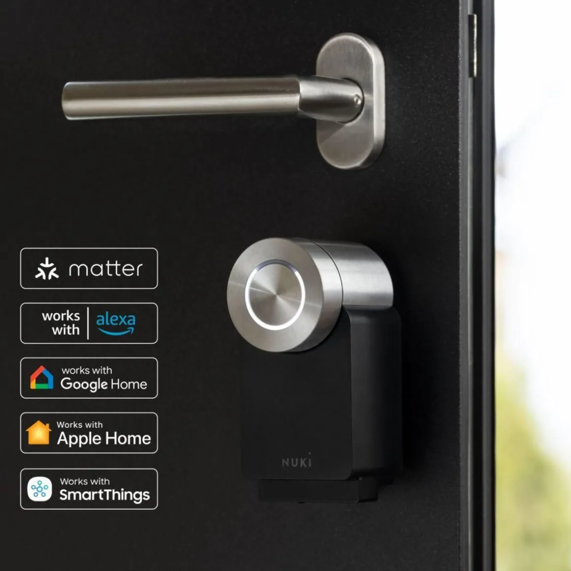 Serrure connectée Smart Lock Pro (4e Génération) Noir