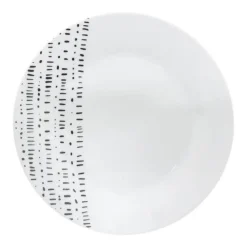 Service de Table 18 Pièces Berbère 27cm Blanc