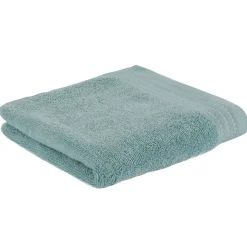 Serviette de toilette unie en pur coton équitable labellisé Max Havelaar 450 g/m2