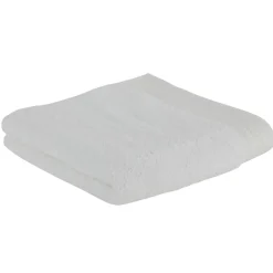 Serviette de toilette unie en pur coton équitable labellisé Max Havelaar 450 g/m2