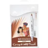 Set 12 marqueurs Graph'It Brush & Extra Fine - People