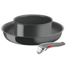 Set 3 pièces céramique gris induction INGENIO RENEW