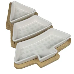 Set apéritif de Noël 4 pièces - Blanc