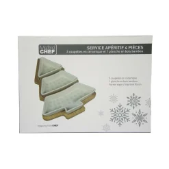 Set apéritif de Noël 4 pièces - Blanc