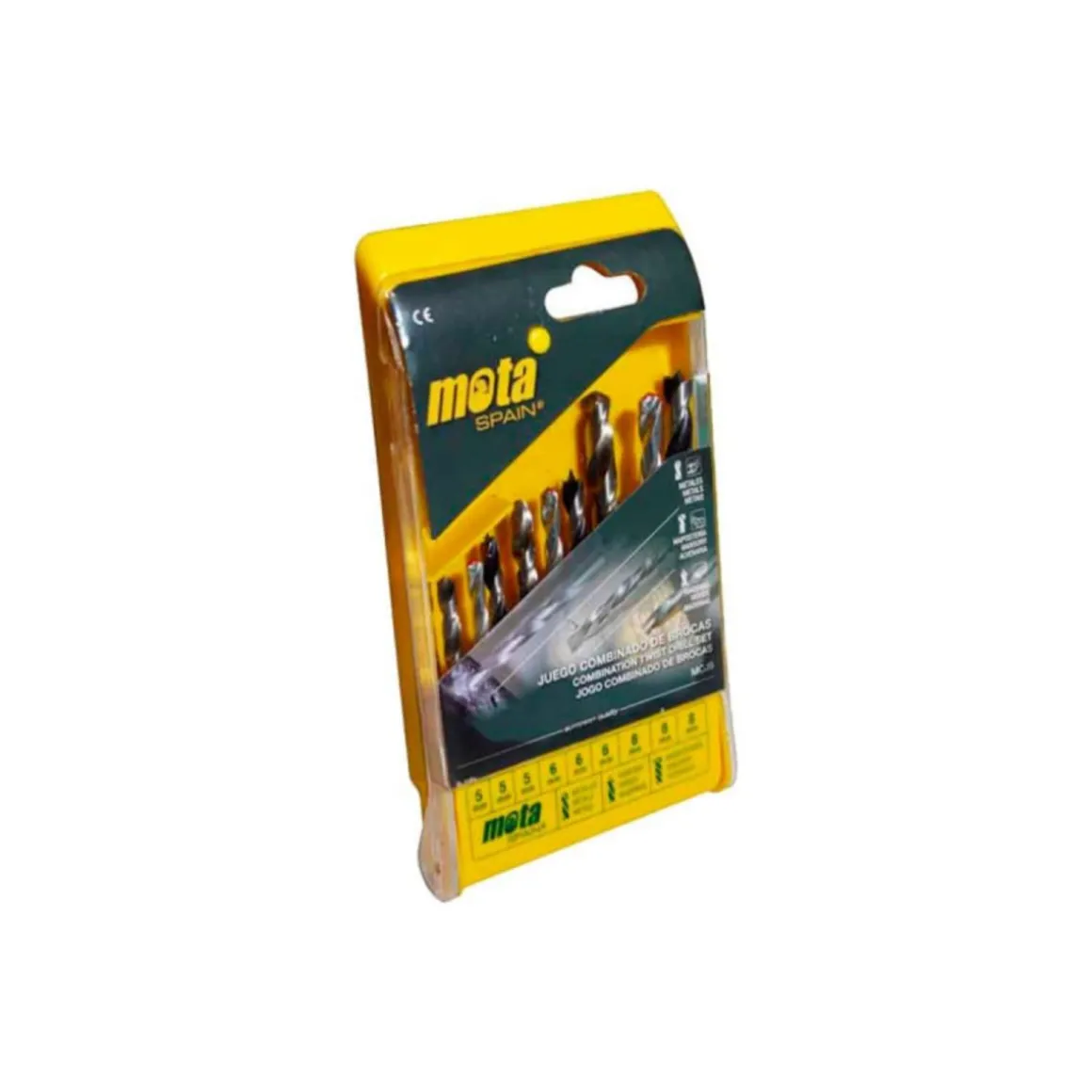 Set de 9 Forets bois et Widia MOTA 39351