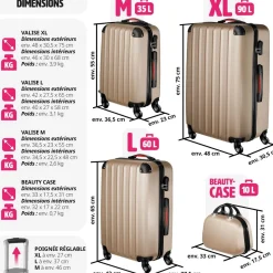 Set de 4 valises PUCCI