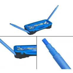 Set de Badminton complet avec filet 295 x 38 x 154 cm, raquettes, volants et étui de rangement