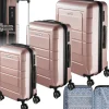 Set de valises rigides BRICE 3 pièces avec serrure à code
