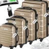 Set de valises rigides Mila 4 pièces avec pèse-bagages