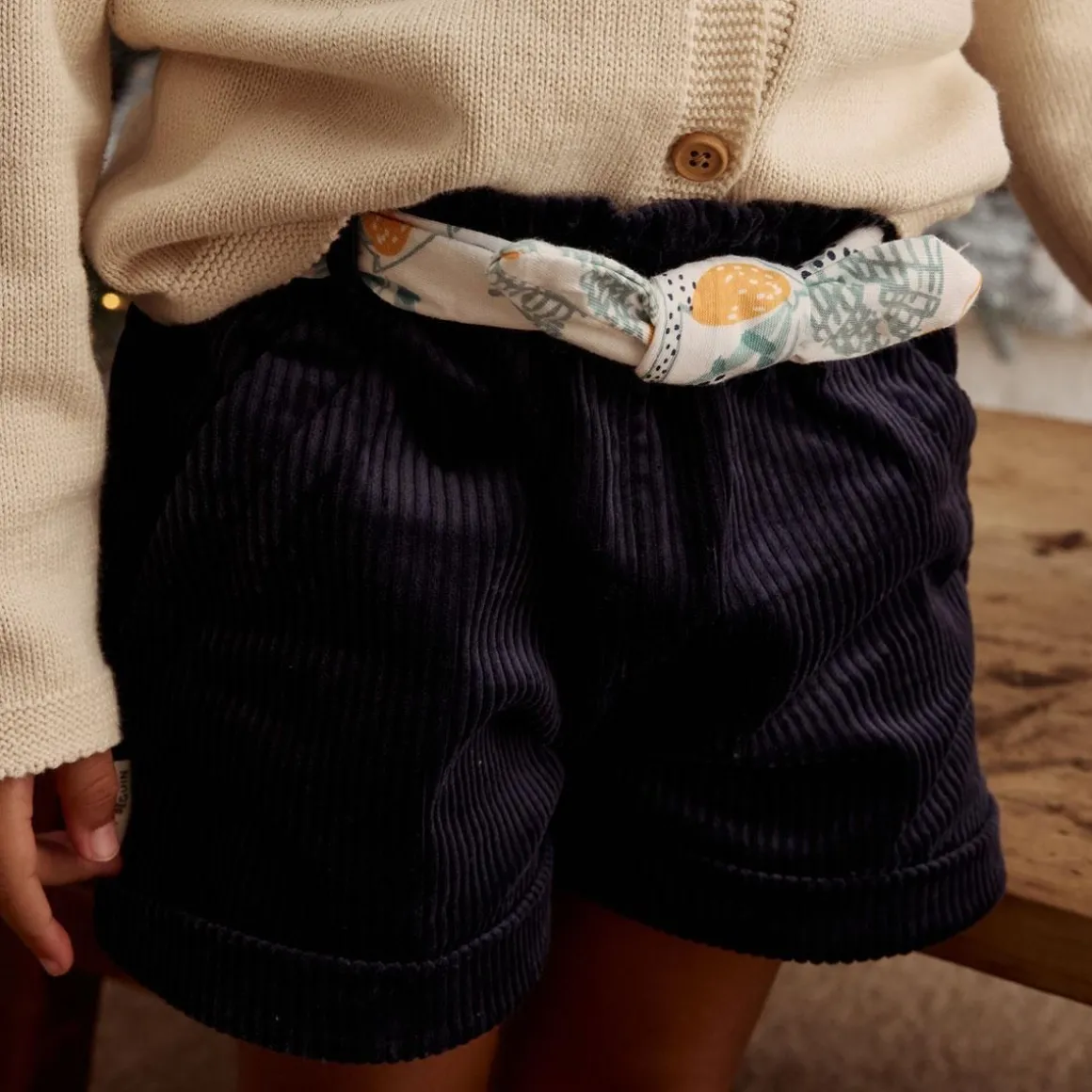 Short bébé en velours côtelé Holamuchacha