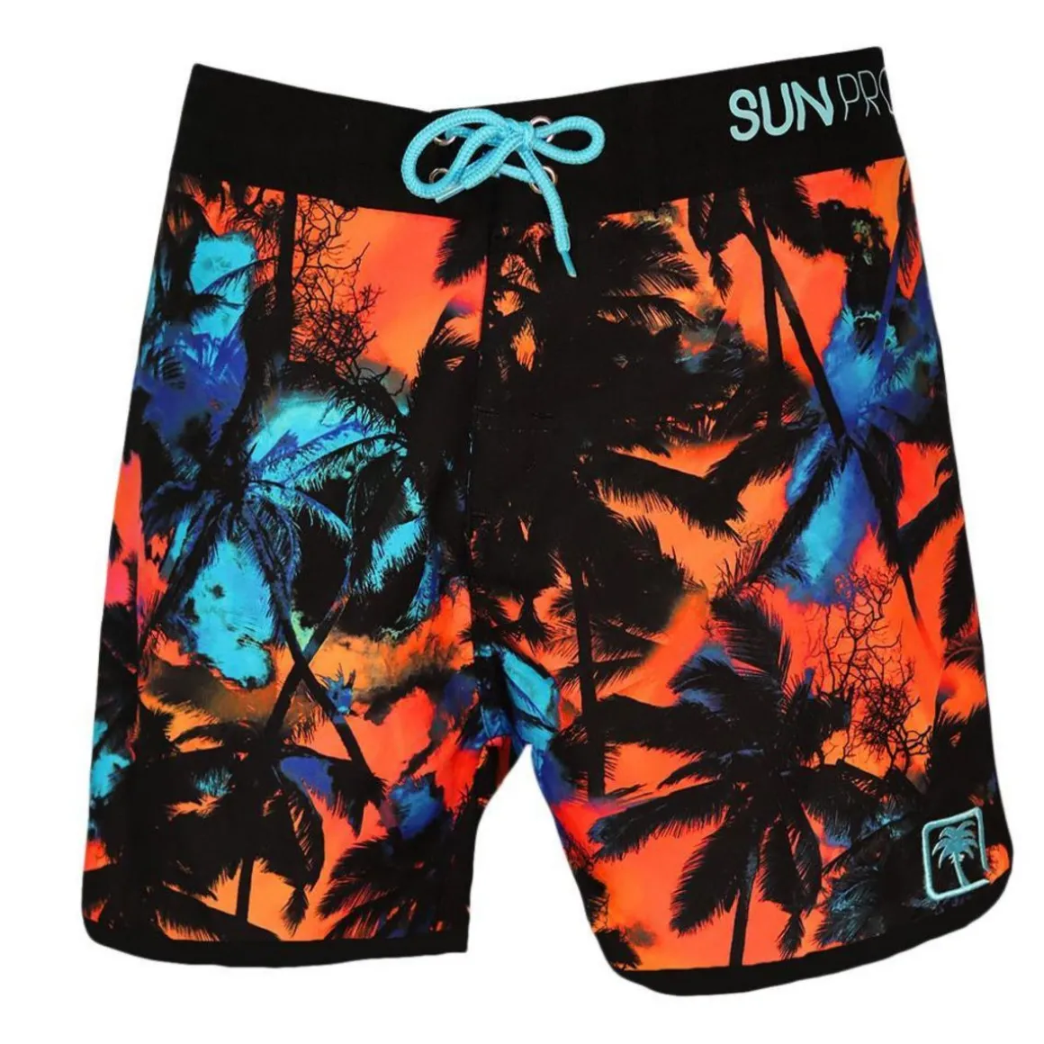 Short de bain /Orange/Bleu Homme Sun project 2677