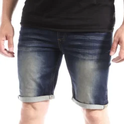 Short en Jean Foncé Homme Paname Brothers EV