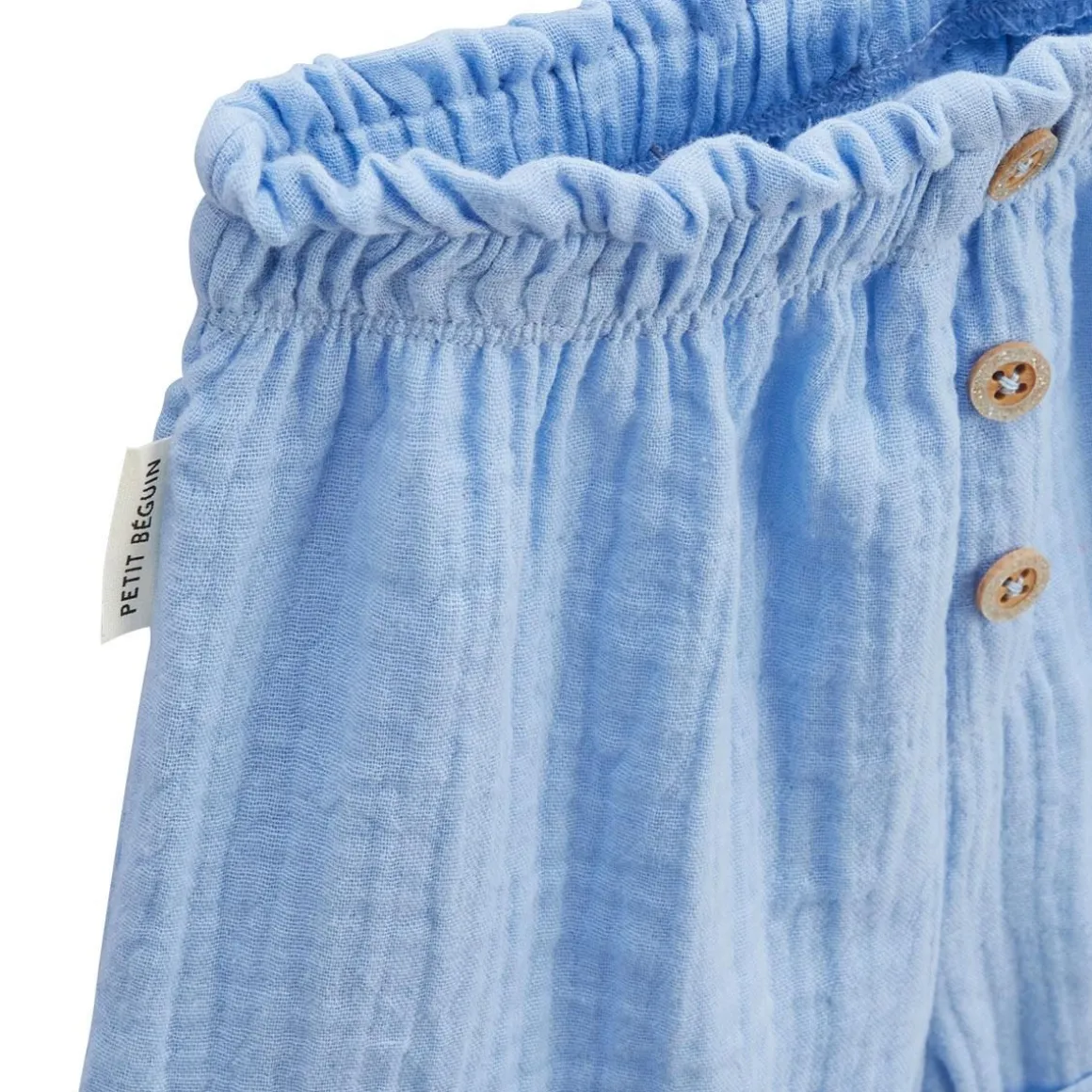 Short enfant en gaze de coton Moorea