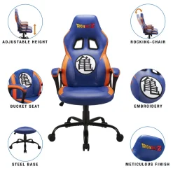 Siege Gaming Dragon Ball Z Bleu et Orange