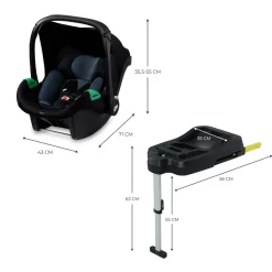 Siège auto MINK PRO i-Size avec la base MINK FX 40-75 cm