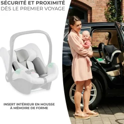 Siège auto MINK PRO i-Size avec la base MINK FX 40-75 cm