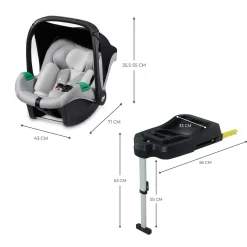 Siège auto MINK PRO i-Size avec la base MINK FX 40-75 cm