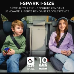 Siège auto évolutif rehausseur 2en1 I-SPARK i-Size 100-150 cm