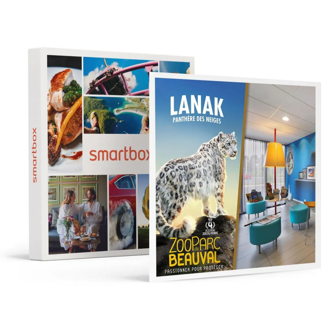 Séjour au ZooParc de Beauval en 2025 : 2 journées et 1 nuit à proximité pour 2 adultes - Coffret Cadeau Multi-thèmes