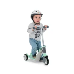 SMOBY - Patinette reversible 2 en 1 - Draisienne transformable en patinette - 3 roues