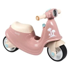 Smoby - Porteur scooter Rose - Coffre a Jouets - Roues silencieuses Dés 2ans