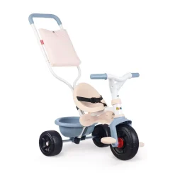 SMOBY Tricycle enfant évolutif Be Fun Confort - Structure métal - Bleu