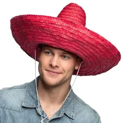 Sombrero Puebla rouge - Adulte